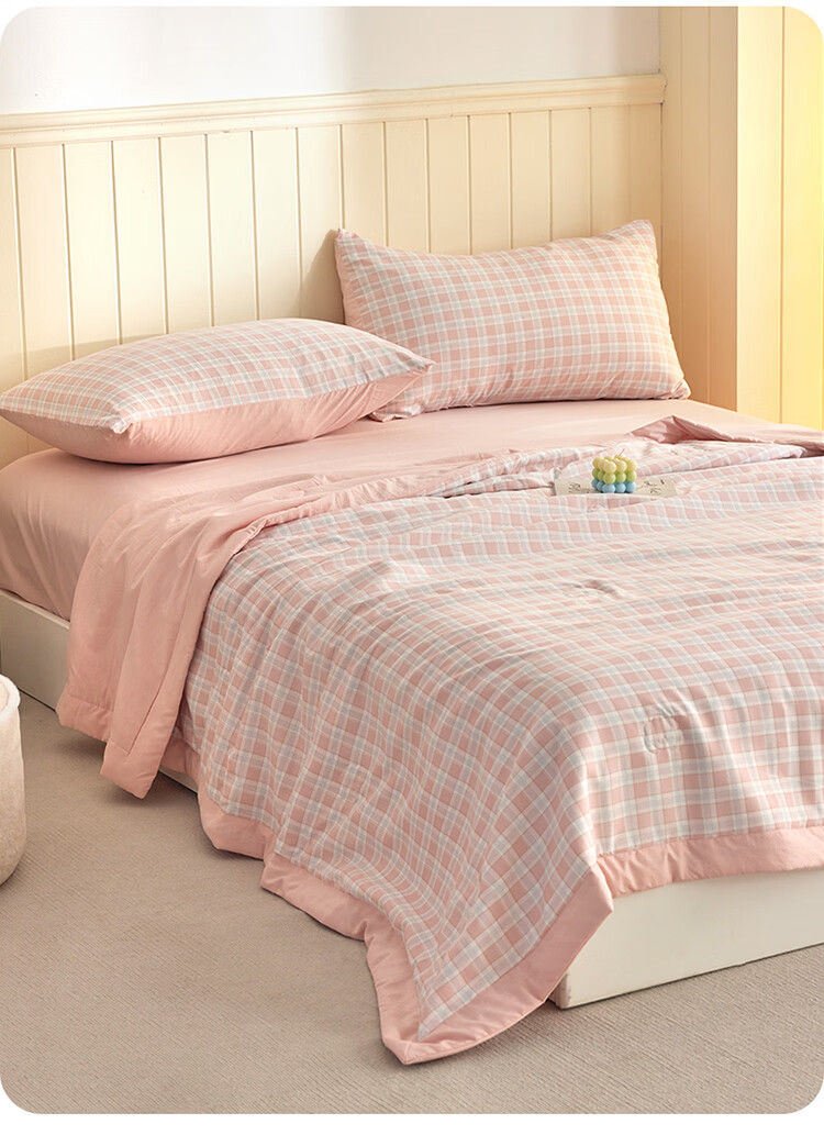 Dohia Home Textiles Washable Summer Quilt 100% Xinjiang Cotton Filled Air-Conditioned Blanket 152*218cm 7