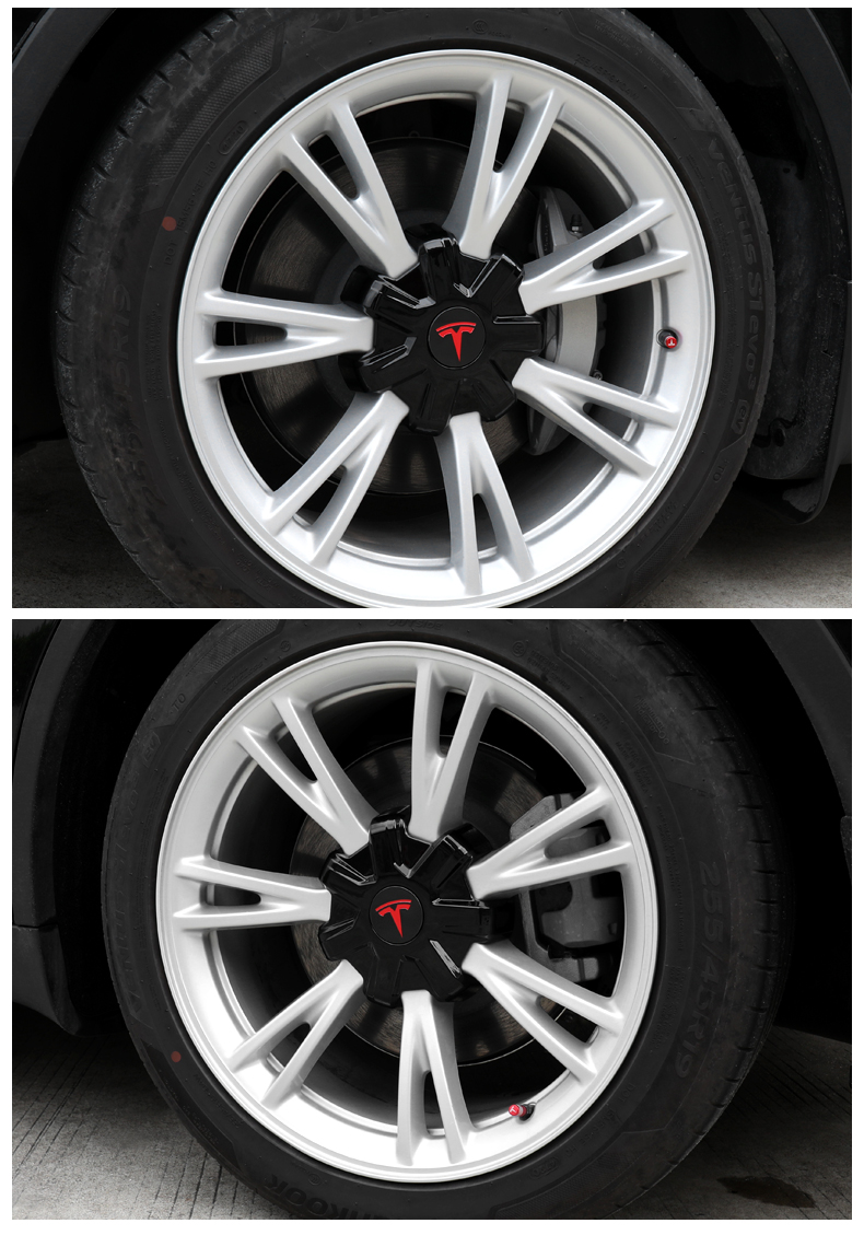 特斯拉配件modely七爪轮毂盖轮毂帽轮毂保护圈改装配件 modely 七爪