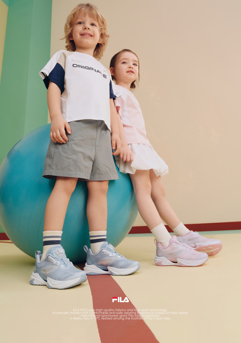 FILA Kids Children's Retro Running Shoes Summer 2026 Unisex Toddler Sneakers 18