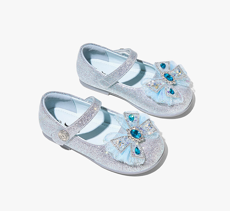 Red Dragonfly Girls' Shoes 2026 Spring Children's Single Shoes Elsa Princess Small Leather Shoes Q61BD025 Pink Size 27 23