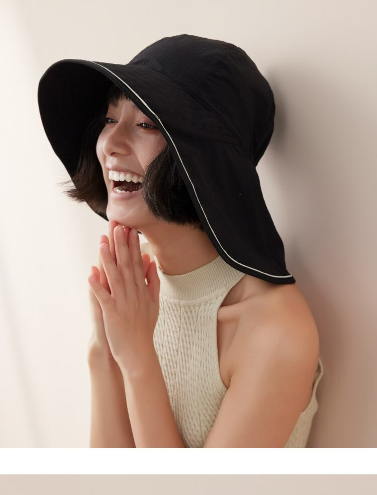 Lagur Summer Casual Extended Sunshade Fisherman Hat UPF100+ Neck Protection Ultra-Thin Breathable Quick-Dry Hat Summer 12