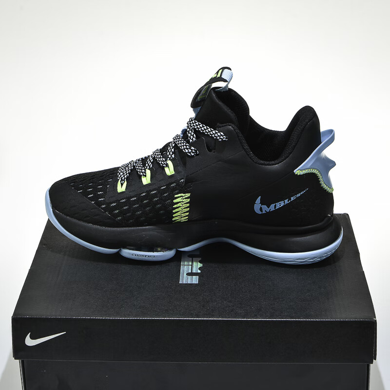 duluoxi詹见证5实战篮球鞋荧光绿39