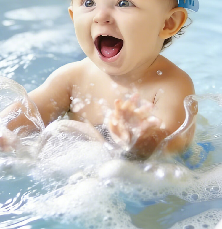 BEIDELI Children's Shampoo Bath Cap Water Shield Baby Ear Protection Waterproof Kids Bathing Cap Baby Shower Shampoo Hat 2