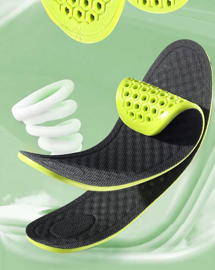 3515 Men's Sports Insoles Sweat-Absorbing Odor-Resistant Breathable Antibacterial Soft Cushioned Thickened Shock-Absorbing Shoe Inserts 9