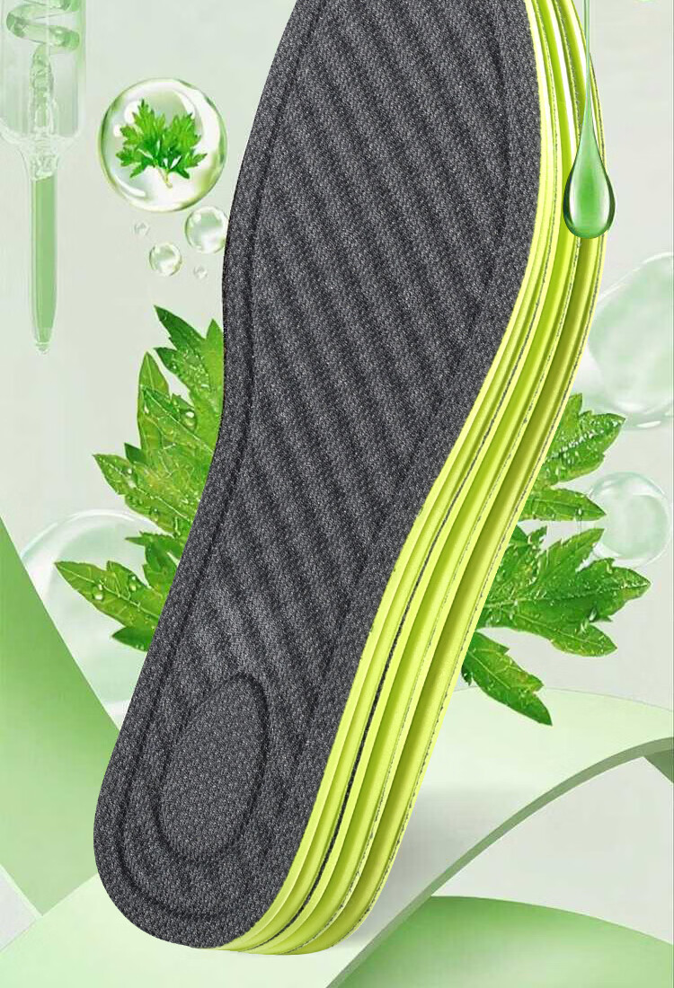 3515 Men's Sports Insoles Sweat-Absorbing Odor-Resistant Breathable Antibacterial Soft Cushioned Thickened Shock-Absorbing Shoe Inserts 6