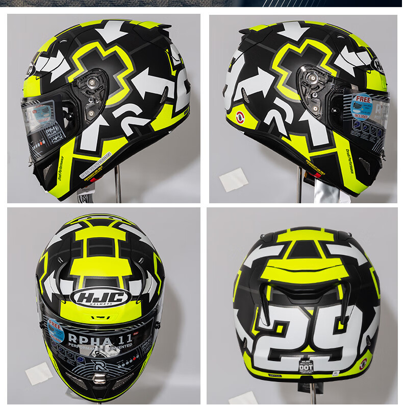 hjc进口碳纤维rpha11防雾头盔机车男女全盔轻便式赛车摩托车跑盔 nak