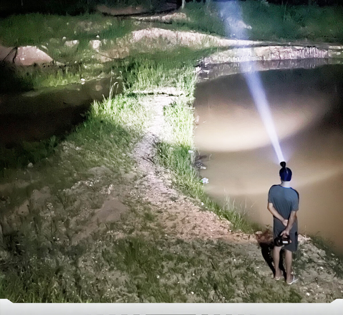 MAX LOAD Headlamp High Brightness Rechargeable Outdoor Fishing Long Battery Life Large Capacity Head-Mounted Flashlight Mining Lamp 15