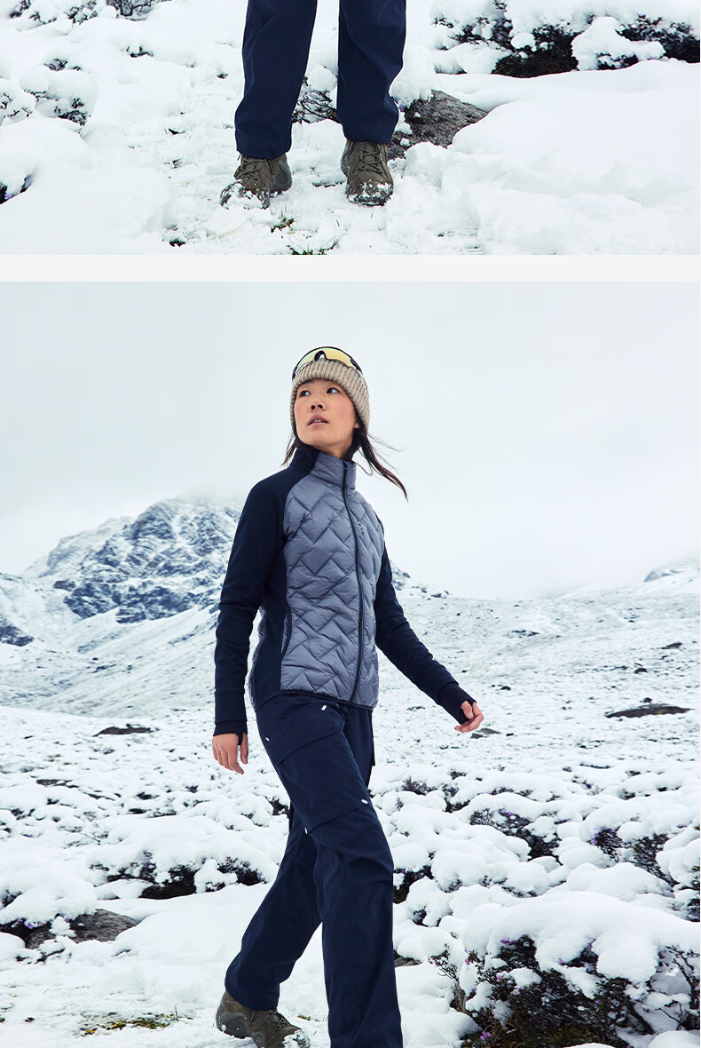 BEIN SPACE Four Seasons Outdoor Breathable Durable Hiking Pants Work Pants Long Pants A032 Night Sky Black (Women's) M 19