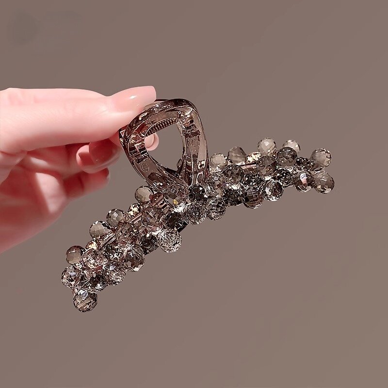 Idair 2026 New Luxury Crystal Hair Claw Clip Elegant Shark Clip for Women Back of Head Hair Accessory Birthday Gift for Girlfriend 2
