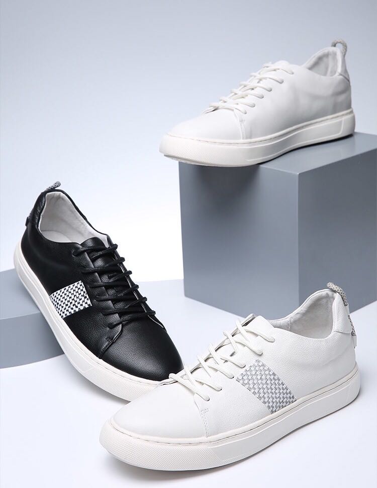 nome诺米 电绣舒适男鞋 白色 39