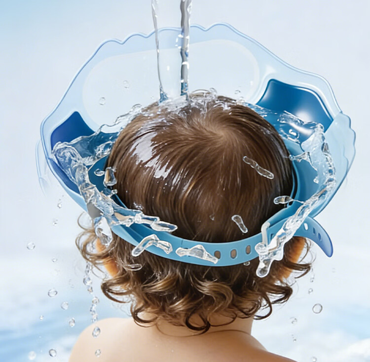 BEIDELI Children's Shampoo Bath Cap Water Shield Baby Ear Protection Waterproof Kids Bathing Cap Baby Shower Shampoo Hat 11