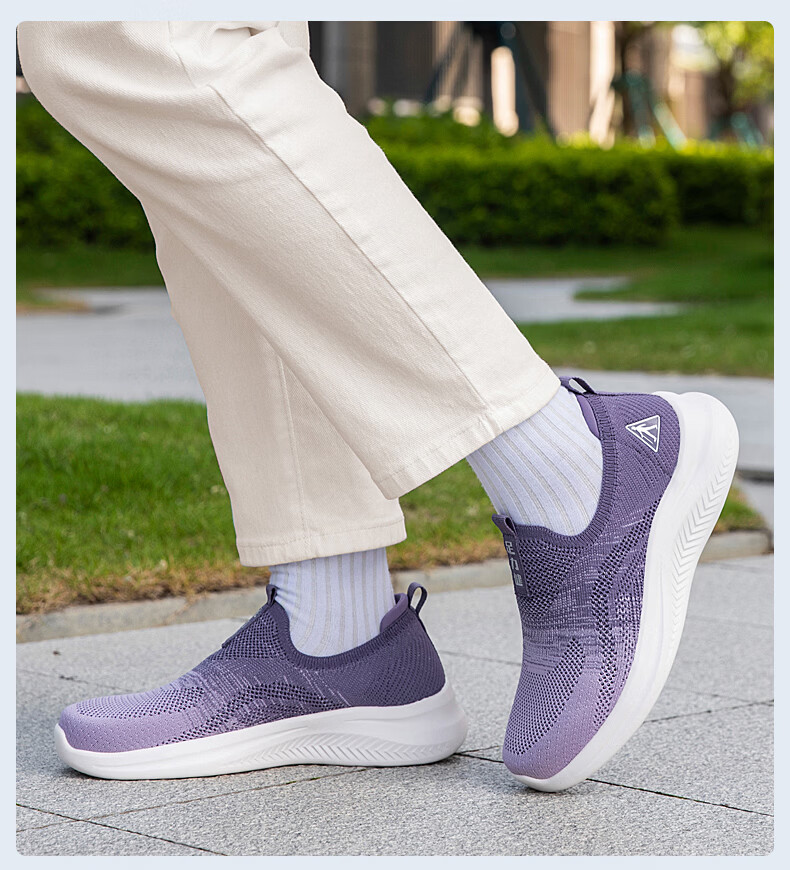 Zulijian Elderly Women's Shoes Autumn Slip-On Walking Shoes Mesh Soft Sole Mom Sneakers Women's Sports Casual Shoes 31