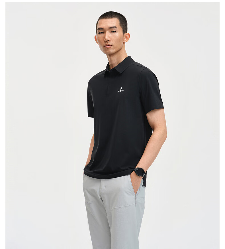 Biyinlefen [Sun Protection Cooling] 2026 Summer New Men's Outdoor Sports Casual Short Sleeve Polo Shirt with Collar 6