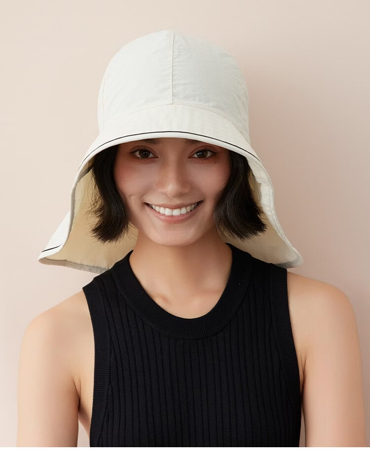 Lagur Summer Casual Extended Sunshade Fisherman Hat UPF100+ Neck Protection Ultra-Thin Breathable Quick-Dry Hat Summer 17