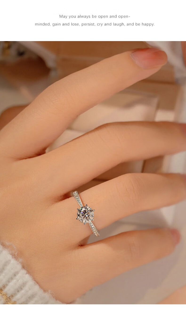 Kovni Moissanite Ring for Women 2026 New Anti-Allergy Fade-Resistant Lightweight Luxury Birthday Gift for Girlfriend 18