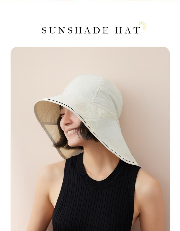 Lagur Summer Casual Extended Sunshade Fisherman Hat UPF100+ Neck Protection Ultra-Thin Breathable Quick-Dry Hat Summer 19