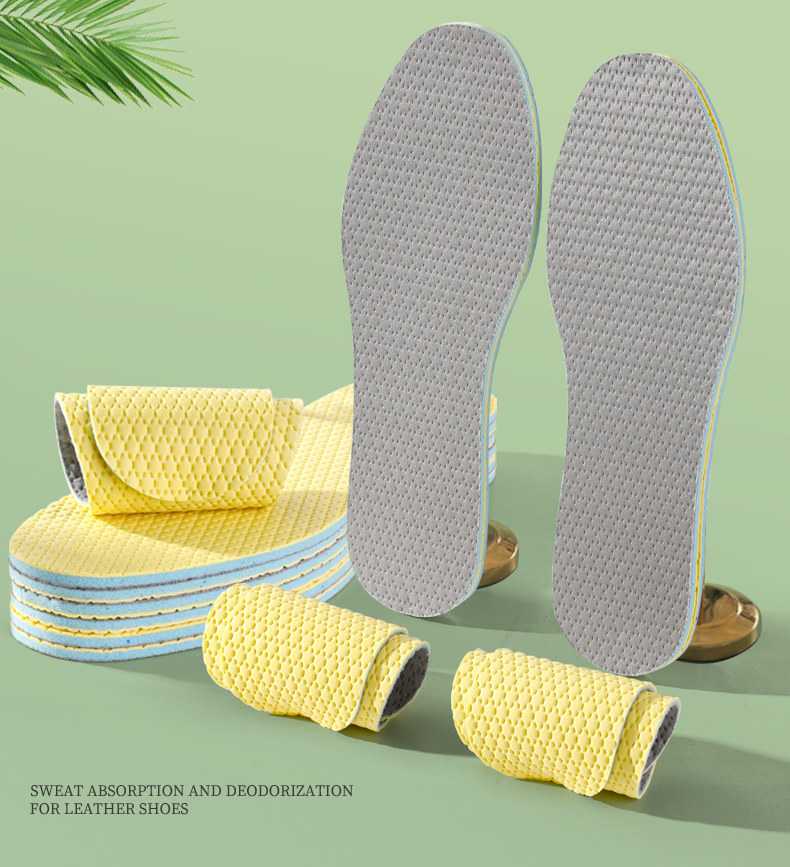 Footprint Tribe Thin Insoles Barefoot Magic Spring Summer Men's Sweat-Absorbing Breathable Odor-Resistant Non-Stuffy Women's Non-Slip Size 43-44 11