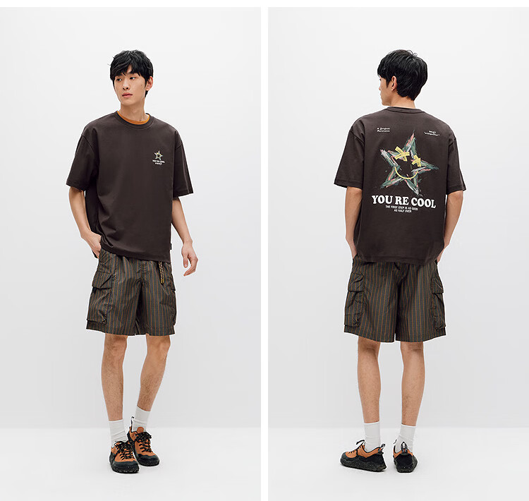 Semir Wang Anyu Mall Editionemoji™ Collaboration Men's Short Sleeve T-Shirt Summer 2026 Base Shirt 101326100208 20