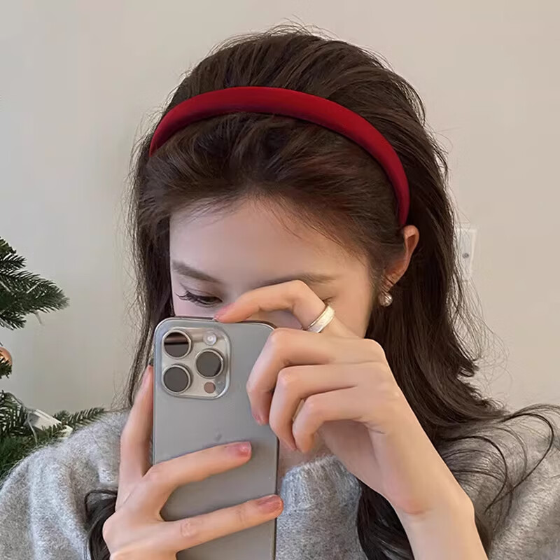 Jinglei Satin Headband for Women 2026 New Stylish Hairband Hair Accessories 6