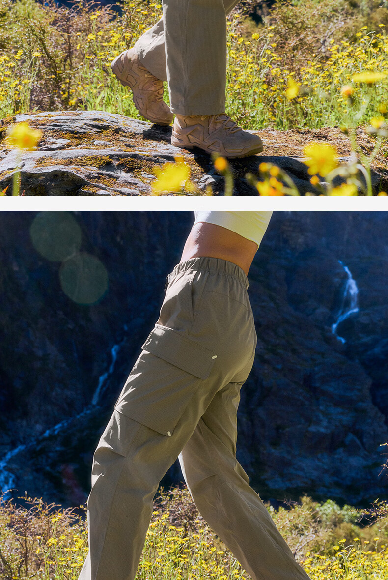 BEIN SPACE Four Seasons Outdoor Breathable Durable Hiking Pants Work Pants Long Pants A032 Night Sky Black (Women's) M 32