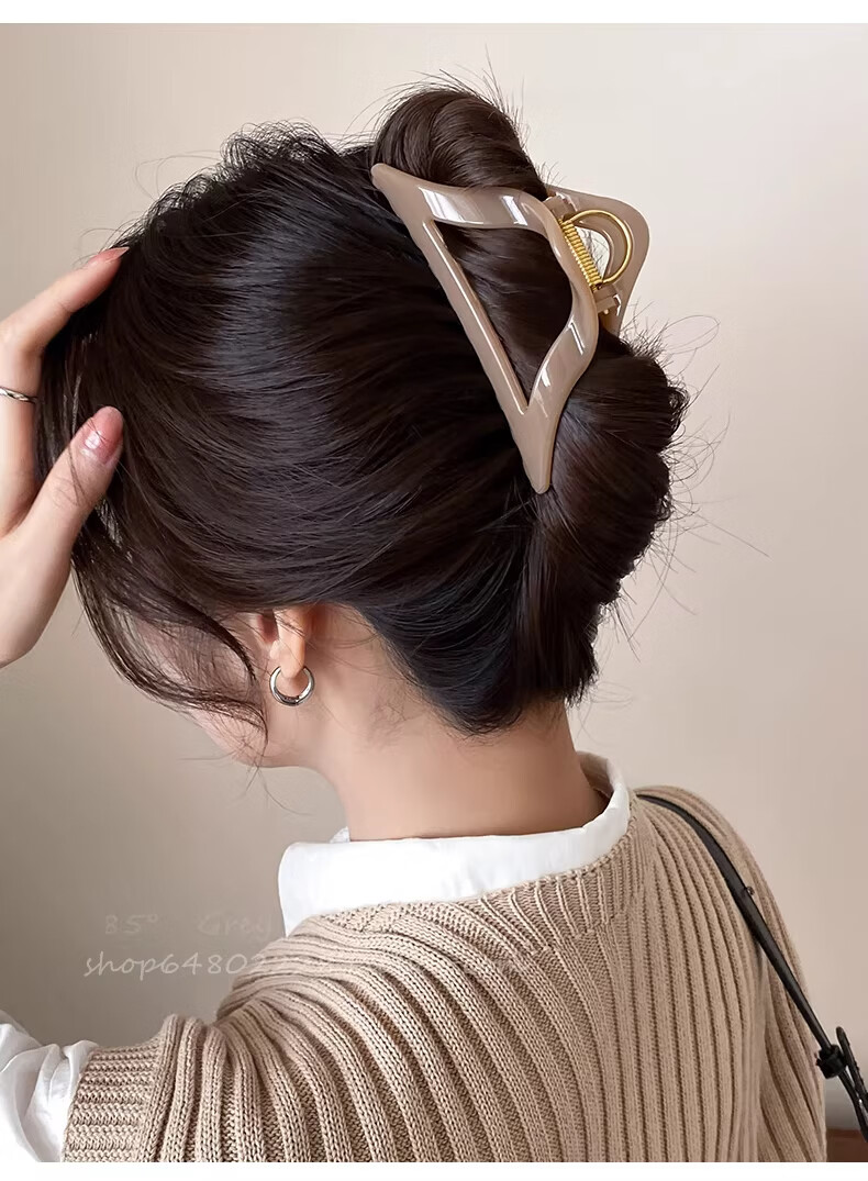 Jinglei High-Quality Large Butterfly Bow Hair Claw Shark Clip for Women, Premium Back of Head Hair Clip 2026, Suitable for Thick Hair 5