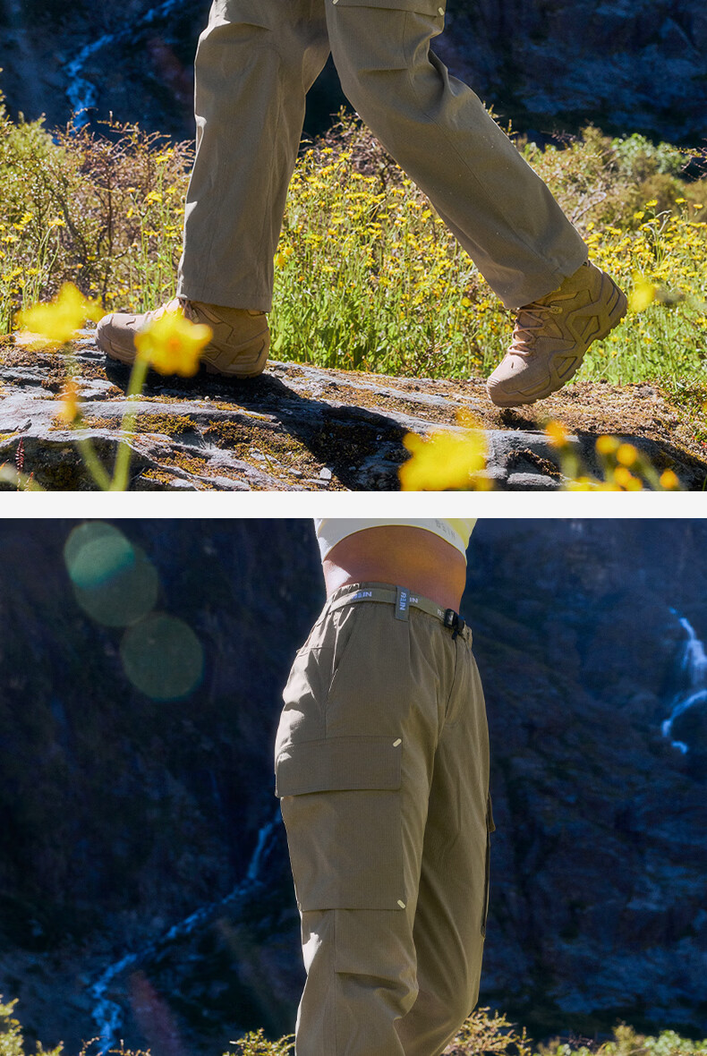 BEIN SPACE Four Seasons Outdoor Breathable Durable Hiking Pants Work Pants Long Pants A032 Night Sky Black (Women's) M 31
