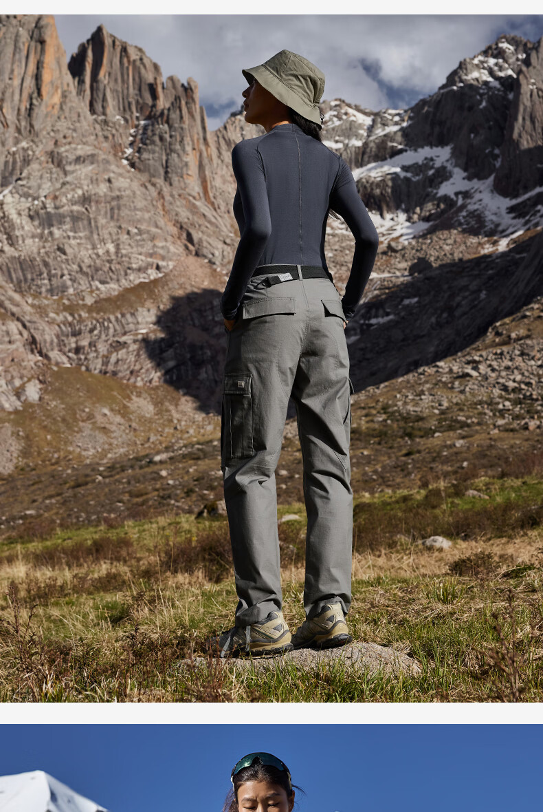 BEIN SPACE Four Seasons Outdoor Camping Unisex Cycling Work Pants Hiking Trousers S058 Sea Salt White (Women's) S 9