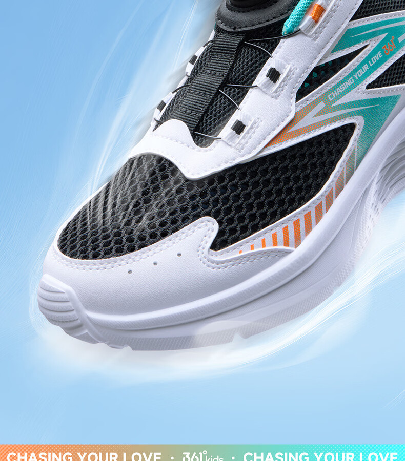 361° Kids Sports Shoes 26 Summer Boys Girls Breathable Lightweight Cushioned Running Shoes Purple Size 31 8