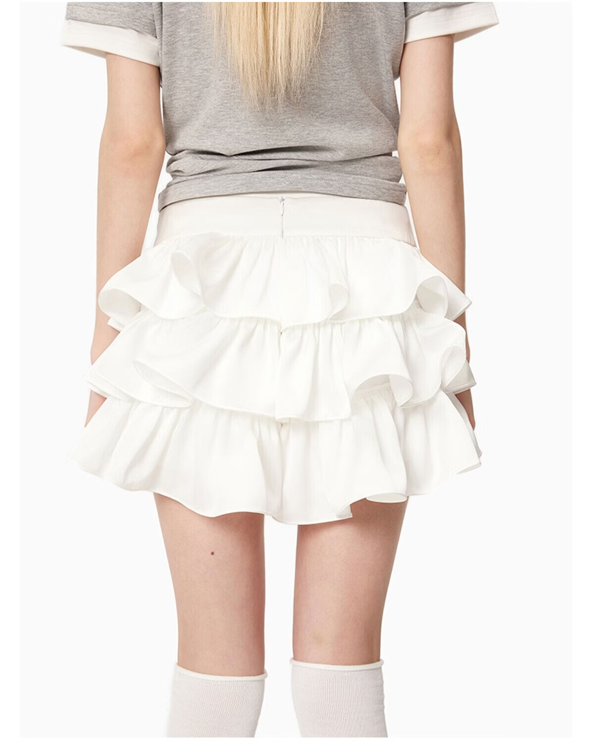 ANN ANDELMAN Official Ballet Style Cake Skirt High Waist Black Mini Skirt Women S [Li Najiong Same Style] 8