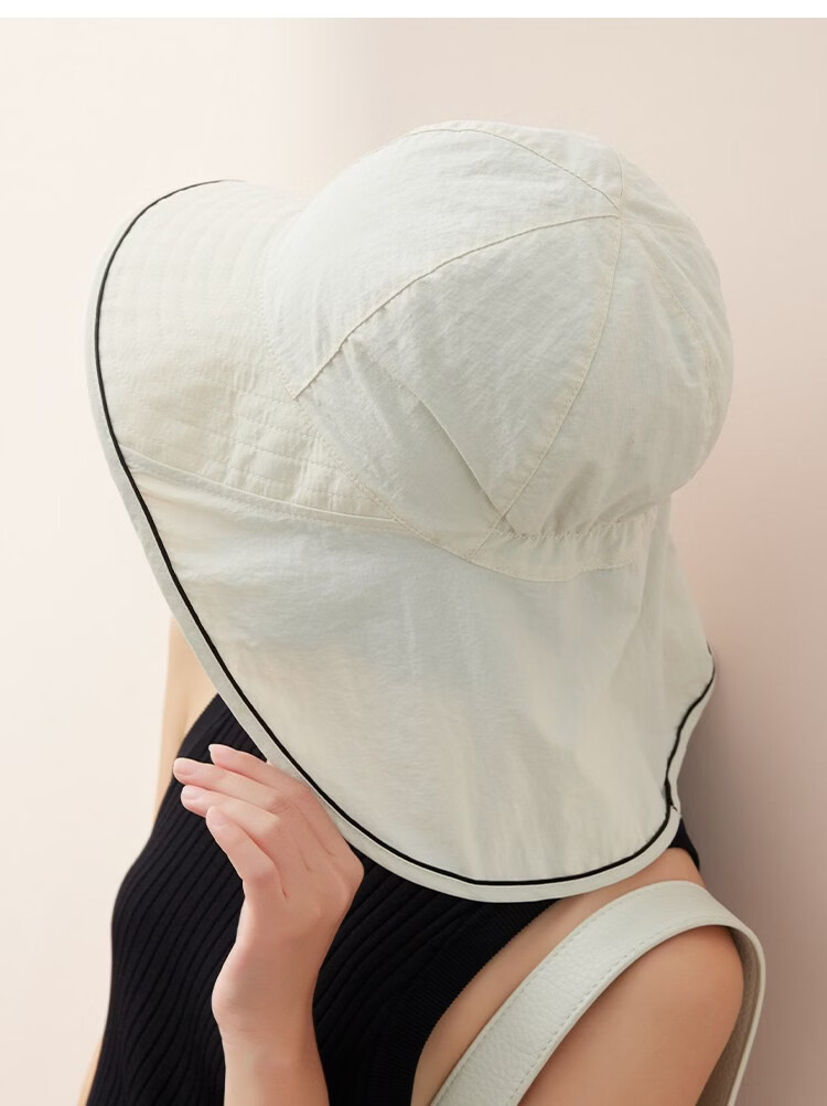 Lagur Summer Casual Extended Sunshade Fisherman Hat UPF100+ Neck Protection Ultra-Thin Breathable Quick-Dry Hat Summer 18