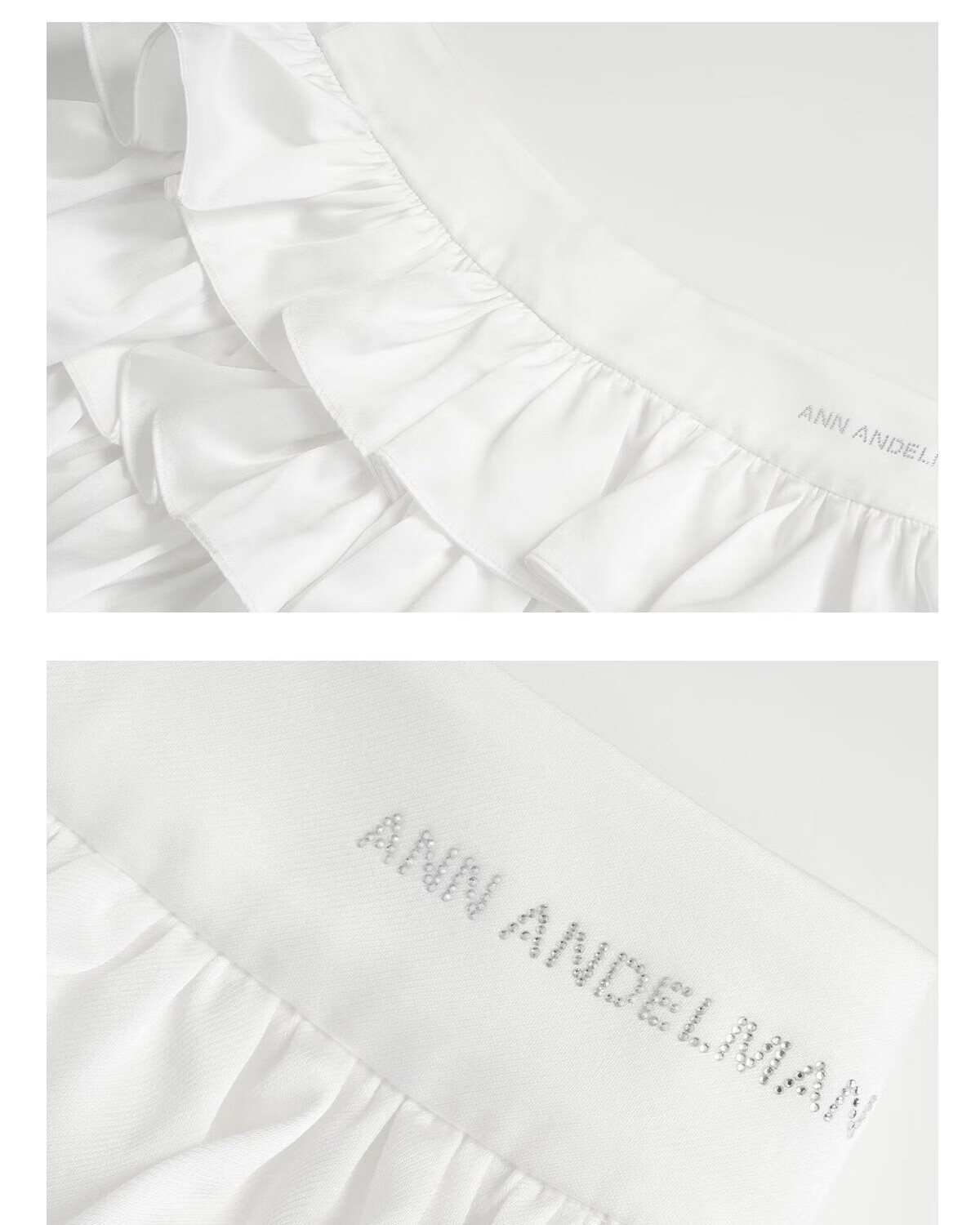 ANN ANDELMAN Official Ballet Style Cake Skirt High Waist Black Mini Skirt Women S [Li Najiong Same Style] 17