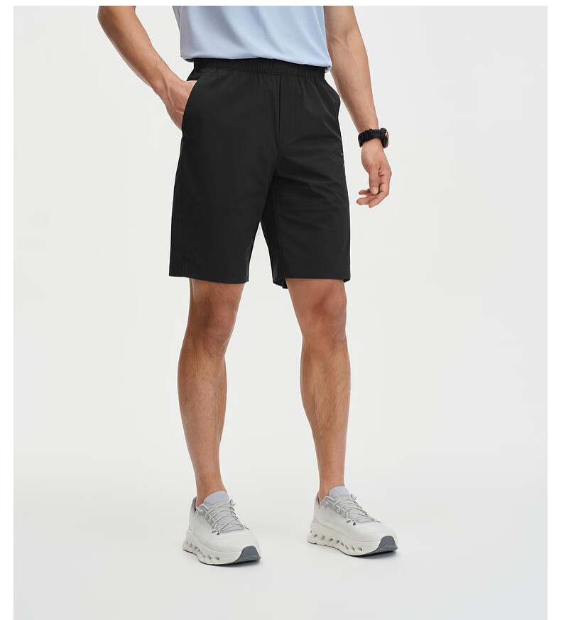 Biyinlefen [Light Bounce Taffeta] 2026 Summer New Men's Casual Commuter Outdoor Sports Waterproof Quick-Dry Shorts 6