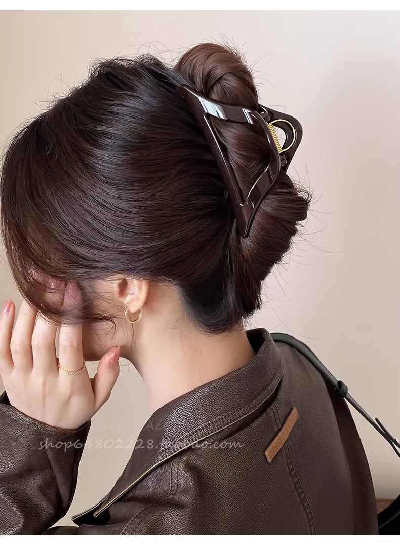 Jinglei High-Quality Large Butterfly Bow Hair Claw Shark Clip for Women, Premium Back of Head Hair Clip 2026, Suitable for Thick Hair 9