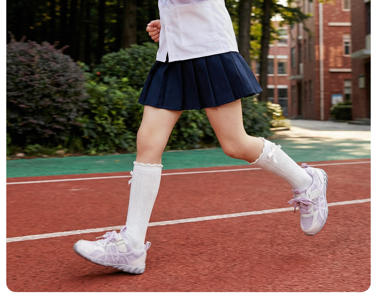 Tongmengqingtian Girls' Breathable Sneakers, New Spring Style Children's Training Shoes, Big Kids' Summer Mesh Shoes for Girls 21