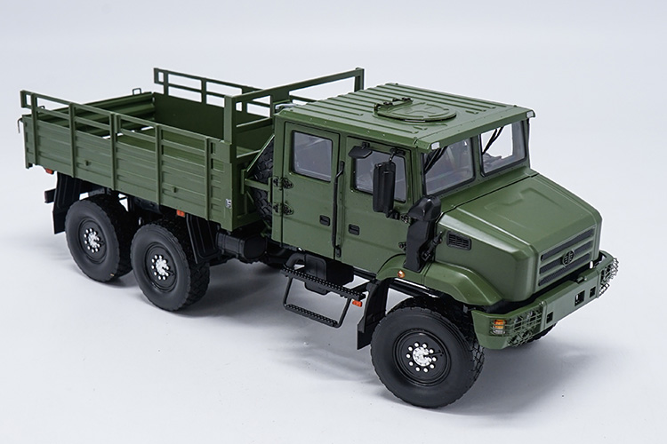 瀾郜1:24 原廠 一汽解放mv3 解放新一代戰術卡車 軍車合金汽車模型 啞