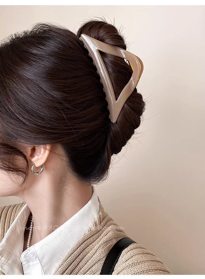 Jinglei High-Quality Large Butterfly Bow Hair Claw Shark Clip for Women, Premium Back of Head Hair Clip 2026, Suitable for Thick Hair 8
