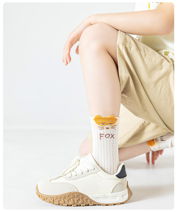 Little Pig Banner Summer Mesh Thin Children's Socks Xinjiang Cotton Class A Seamless Cute Cartoon Kids Baby Cotton Socks 6
