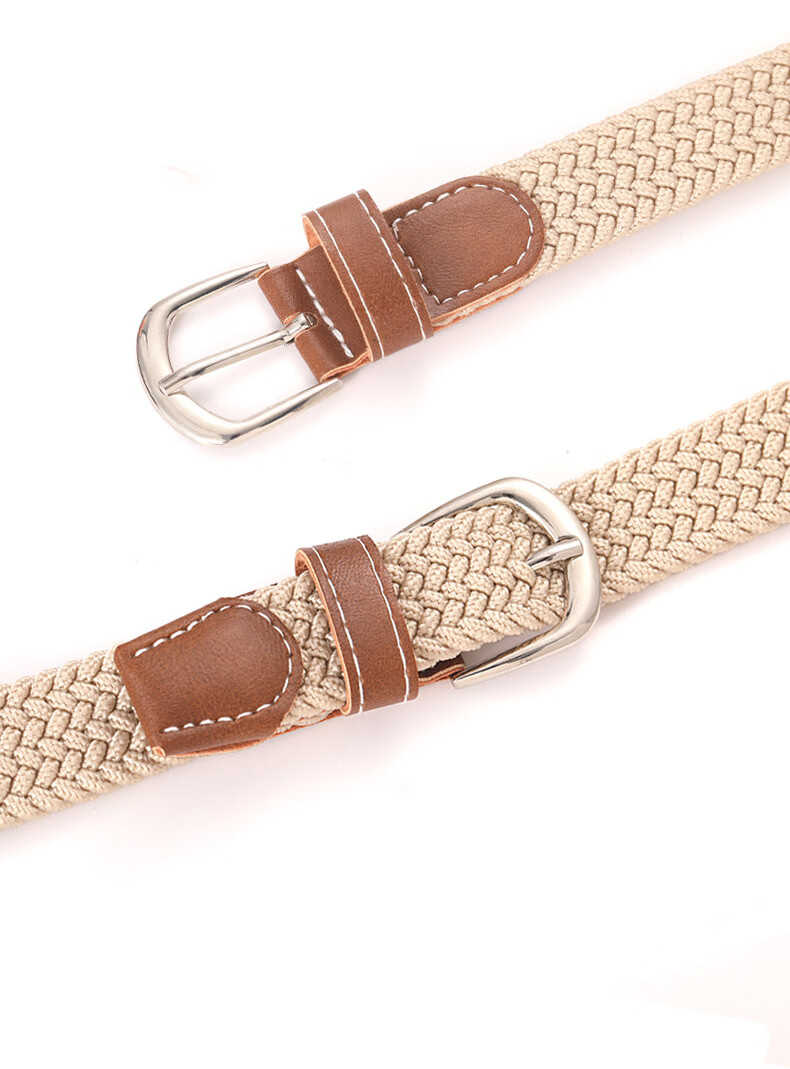 HOCR Canvas Belt Ins Style Woven Elastic Waistband Comfortable Breathable Unisex Jeans Belt 9