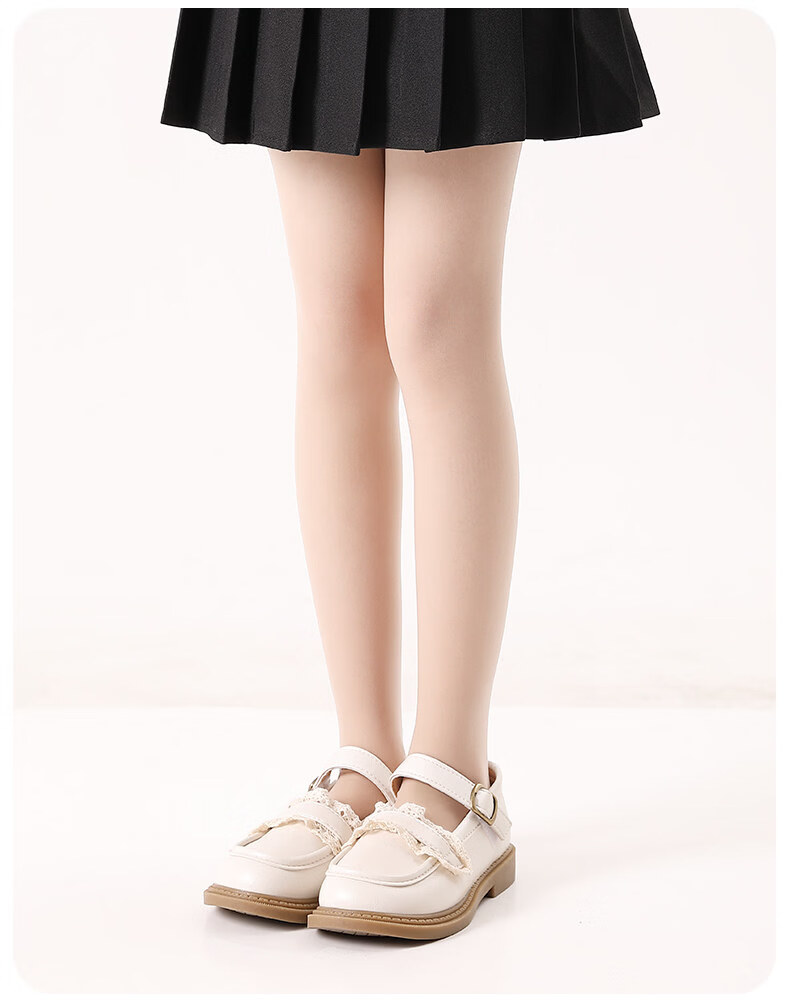 Dingguagua Kids Summer Thin Anti-Snag Tights Dance Stockings Bare-Leg Effect Girls Pantyhose 12