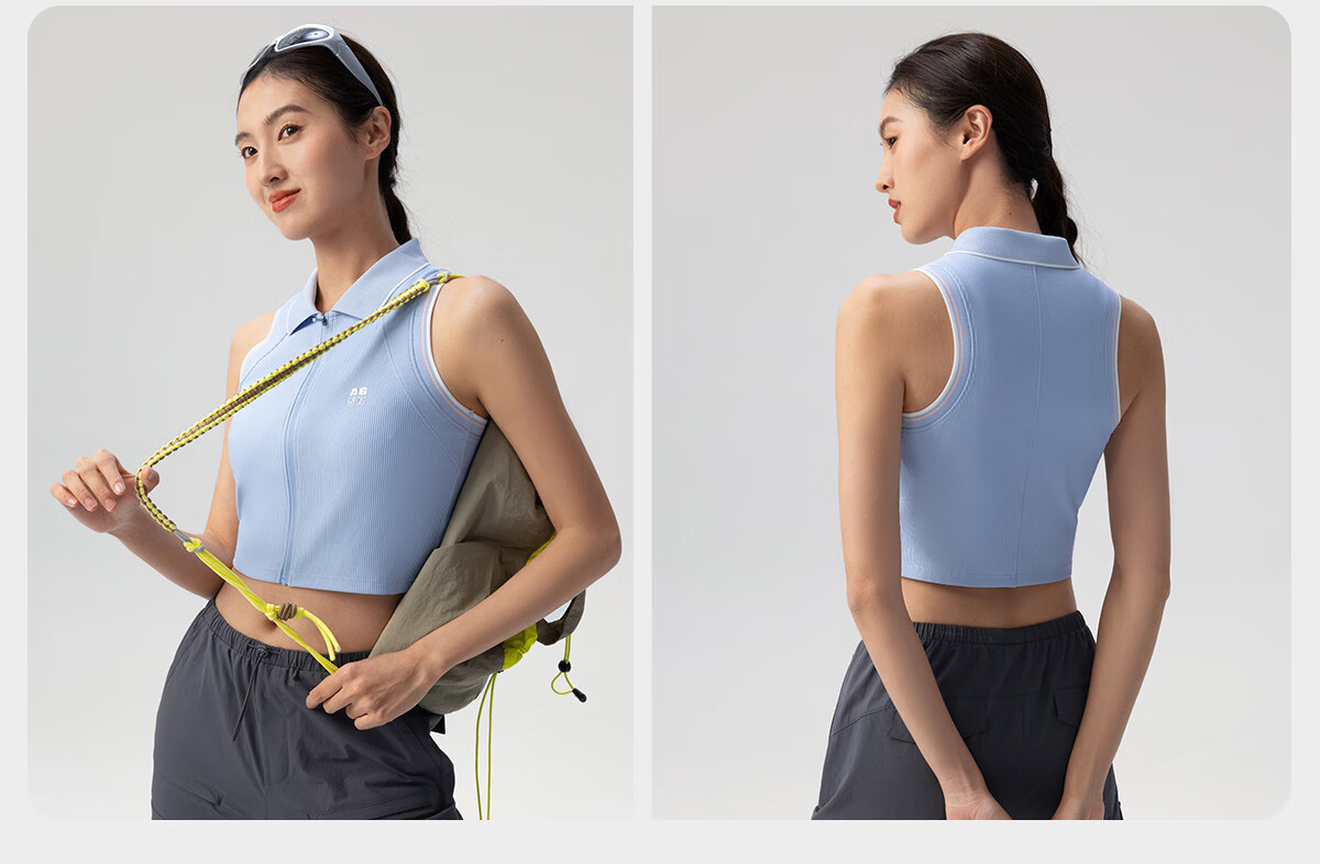 Angel Season Women's Sleeveless Polo Tennis Top 2026 Spring Summer New Beautiful Badminton Yoga T-Shirt 16
