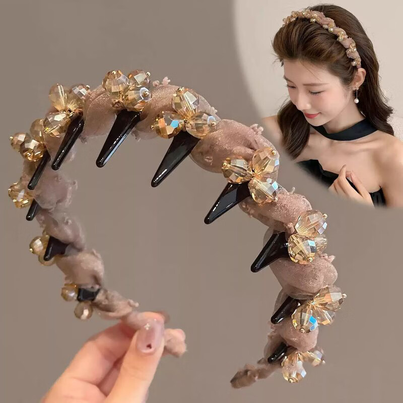 Yidier High Crown Headband for Women 2026 New Summer Premium Hair Press Clip Face Washing Headband Birthday Gift for Girlfriend 1