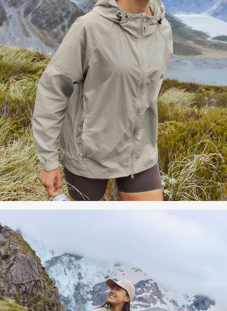 BEIN SPACE Summer Unisex Outdoor Sun Protection UPF50+ Lightweight Packable Reflective Skin Jacket Women S017 Licorice Green L 27