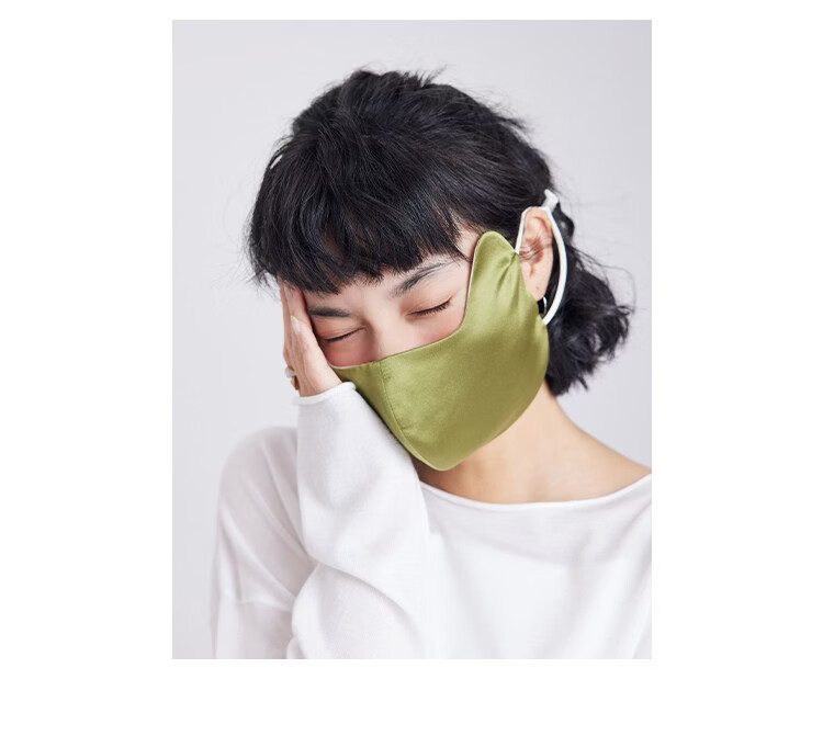 Lagur Natural Guard | Eye Protection Corner Design UPF50+ Reversible Silk Sunscreen Mask Deep Sea Blue + Premium Gray 12