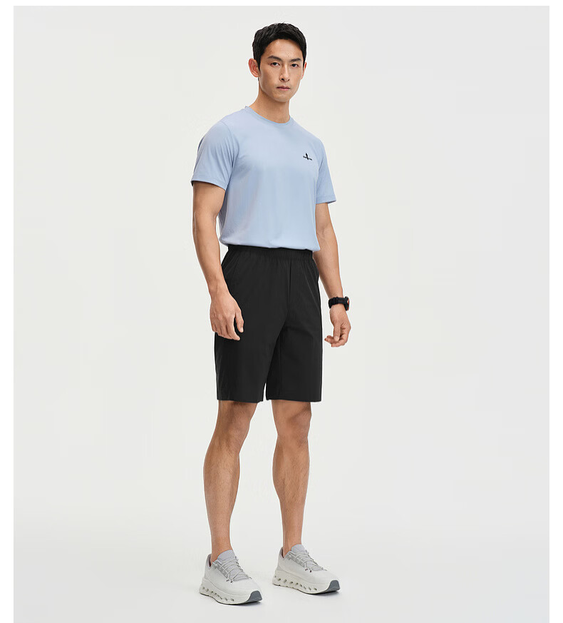Biyinlefen [Light Bounce Taffeta] 2026 Summer New Men's Casual Commuter Outdoor Sports Waterproof Quick-Dry Shorts 8