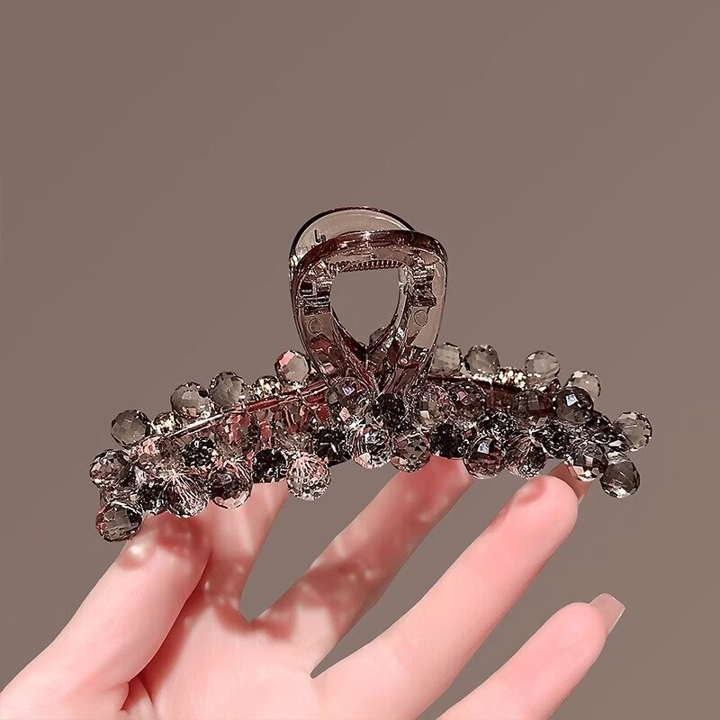 Idair 2026 New Luxury Crystal Hair Claw Clip Elegant Shark Clip for Women Back of Head Hair Accessory Birthday Gift for Girlfriend 4