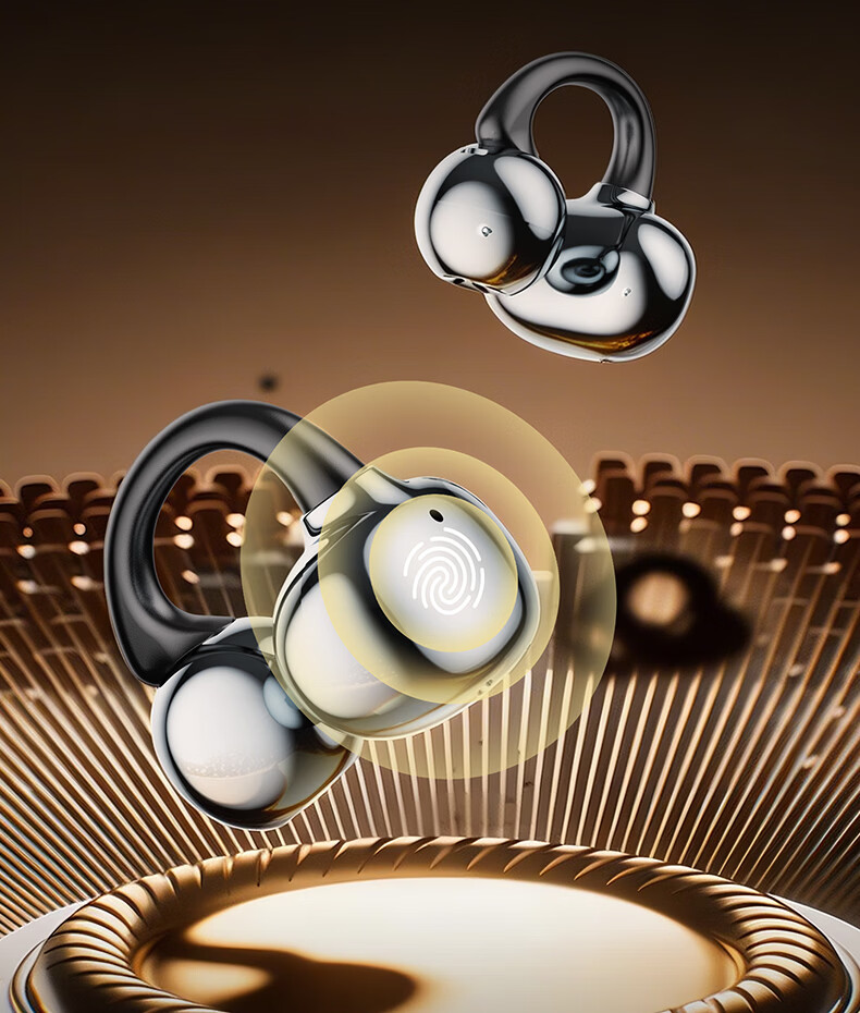 Zhiguozhe [2026 Latest Model | Berlin Sound] Bluetooth Clip-On Earphones Long Battery Life Wireless Sports Non-Bone Conduction Ear-Friendly Pain-Free Long-Lasting Wear 43