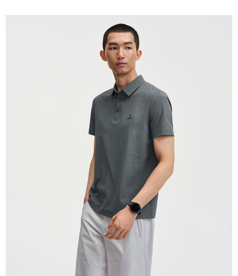 Biyinlefen Extreme Sun Protection T 2026 Spring Summer New Men's Casual Commuter Sweat-Resistant Sun Protection Short Sleeve Polo Shirt 16