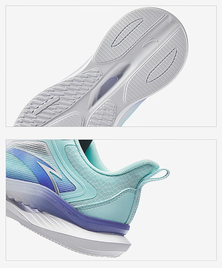 Anta Kids Sports Shoes Yufeng Running Shoes 2026 Summer Boys and Girls Breathable Professional Running Shoes A12525506H 14