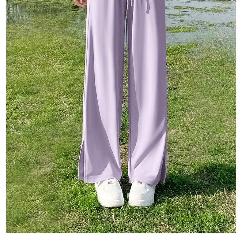 MINISO Women's Sunscreen Pants 2026 New Summer Lightweight Breathable Straight-Leg Sports Quick-Dry Ice Silk Cooling Pants 20