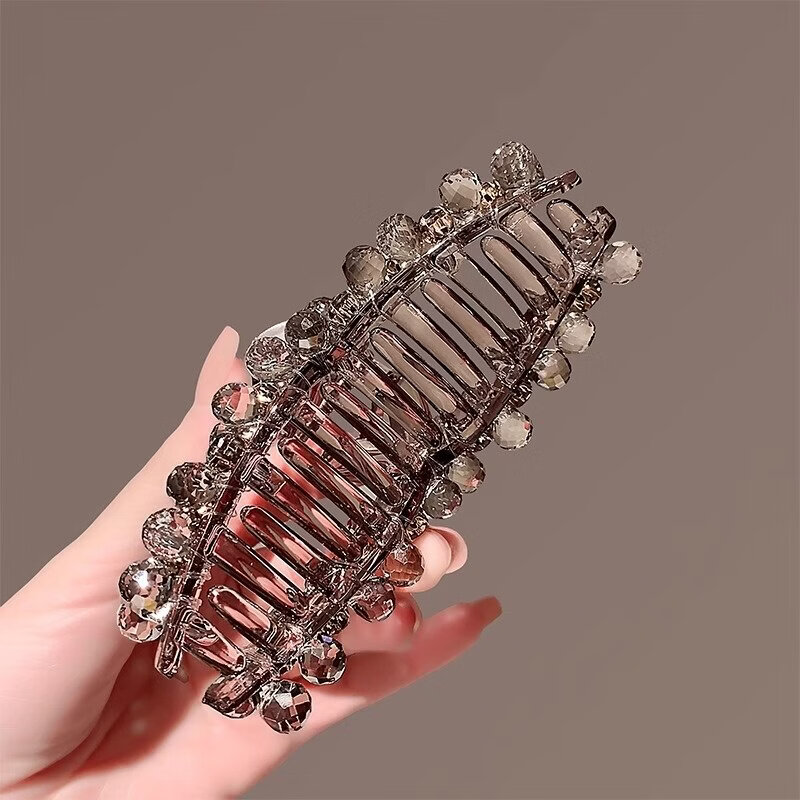 Idair 2026 New Luxury Crystal Hair Claw Clip Elegant Shark Clip for Women Back of Head Hair Accessory Birthday Gift for Girlfriend 3